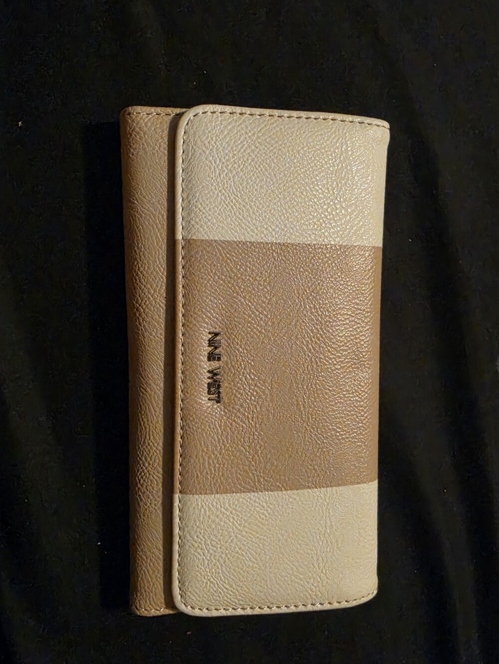 Nine West Two-Tone Beige & Tan Women's Wallet